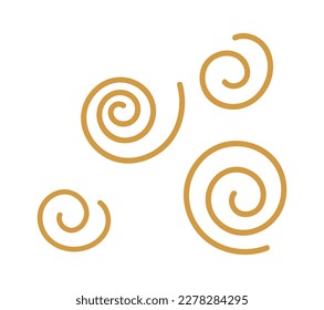 Abstract hand drawn shape design element. Vector illustration