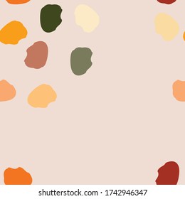 Abstract hand drawn shape seamless pattern. Can use for print, template, fabric, presentation, textile, banner, poster, wallpaper, digital paper.