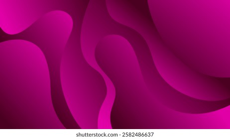 ABSTRACT HAND DRAWN SHAPES BACKGROUND GRADIENT PINK MAGENTA COLOR DESIGN VECTOR TEMPLATE GOOD FOR MODERN WEBSITE, WALLPAPER, COVER DESIGN 