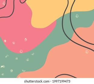 abstract hand drawn shapes cover