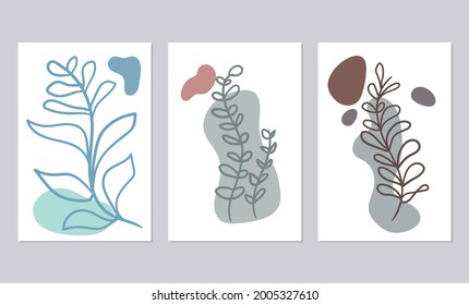 Abstract Hand Drawn Shapes Covers Collection
