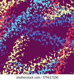 Abstract hand drawn sketched lines, vector seamless pattern. Color pencil line background.