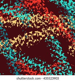 Abstract hand drawn sketched lines, vector seamless pattern. Color pencil line background.