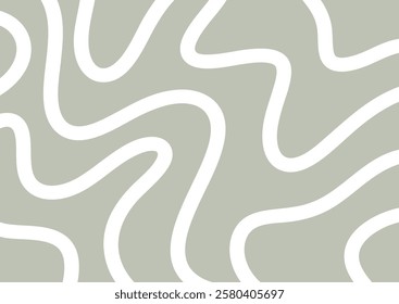 Abstract hand drawn swirly line pattern background design