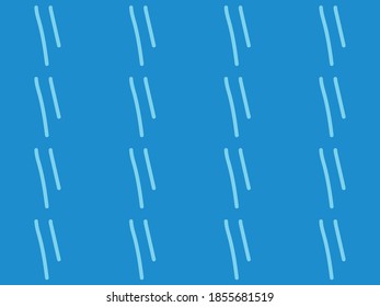 Abstrakte handgezeichnete Textur, Hintergrund, nahtloser Mustervektor. Vertikal blaue Linien.