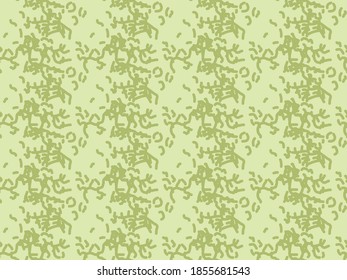 Abstract hand drawn texture, background, seamless pattern vector. Sketched lines on green.