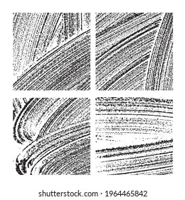 Abstract hand drawn textured background. Vector set of tracing  textures 