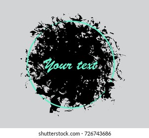 Abstract hand drawn textured dry brush strokes background. Modern trendy design. Can be used for banner, logo, poster, print, frame.