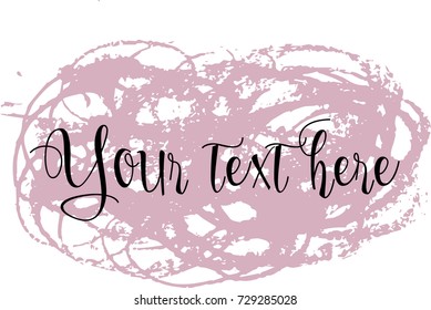 Abstract hand drawn textured dry brush strokes background. Modern trendy design. Can be used for banner, logo, poster, print, frame.