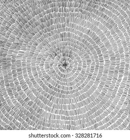 abstract hand drawn vector background with a circle pattern