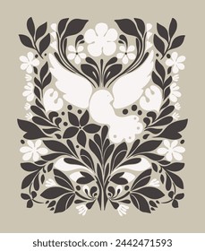 Abstract hand drawn vector graphics, drawn folk groovy illustration flower groovy Y2K set. Vector posters in trendy retro psychedelic style. Aesthetic hippie. Girly cute design