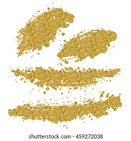 abstract hand drawn vector ink spot. brush stain set.