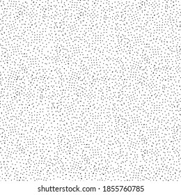 Abstract hand drawn vector seamless pattern. Simple background of random dots. Black monochrome wallpaper isolated on transparent. Universal design for prints, wrapping, fabric, textile, ornament etc.