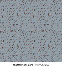 Abstract hand drawn vector seamless pattern. Floral motifs, rough pain texture, natural earth colors. Dots blobs marker brush strokes create artistic background.