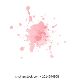 Abstract hand drawn watercolor background. Vector illustration. EPS10. texture for cards, stickers, flyers design