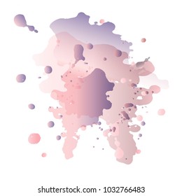Abstract hand drawn watercolor background. Vector illustration. Grunge texture for cards and flyers design.