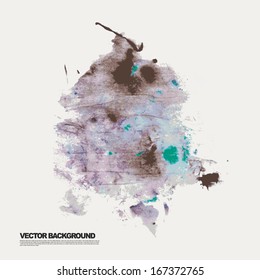 Abstract hand drawn watercolor background