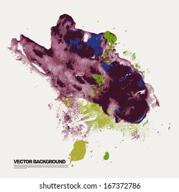 Abstract hand drawn watercolor background