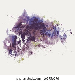 Abstract hand drawn watercolor background
