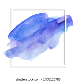Abstract hand drawn watercolor background. Vector illustration. Grunge texture for cards and flyers design.