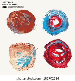 Abstract hand drawn watercolor background