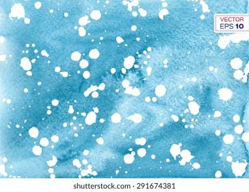 Abstract hand drawn watercolor background. Vector illustration.