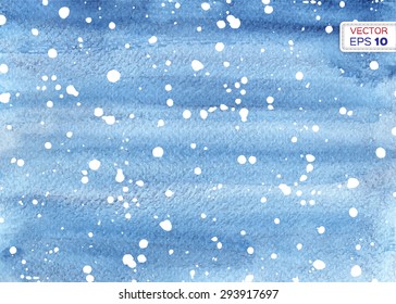 Abstract hand drawn watercolor background. Vector illustration.