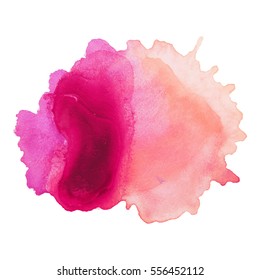 Abstract hand drawn watercolor background. Vector illustration. Grunge texture for cards and flyers design.