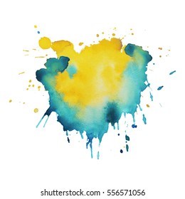 Abstract hand drawn watercolor background. Vector illustration. Grunge texture for cards and flyers design.