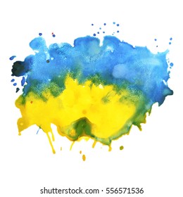 Abstract hand drawn watercolor background. Vector illustration. Grunge texture for cards and flyers design.