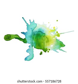 Abstract hand drawn watercolor background. Vector illustration. Grunge texture for cards and flyers design.
