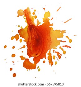 Abstract hand drawn watercolor background. Vector illustration. Grunge texture for cards and flyers design.