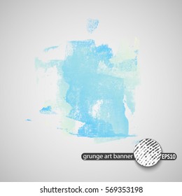 Abstract hand drawn watercolor background. Vector illustration. Grunge texture for cards and flyers design.