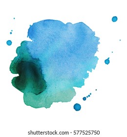 Abstract hand drawn watercolor background. Vector illustration. Grunge texture for cards and flyers design.