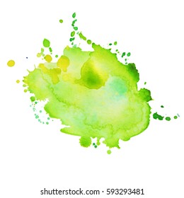 Abstract hand drawn watercolor background. Vector illustration. Grunge texture for cards and flyers design.