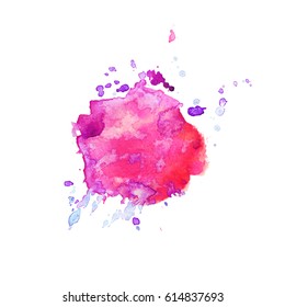 Abstract hand drawn watercolor background. Vector illustration. Grunge texture for cards and flyers design.