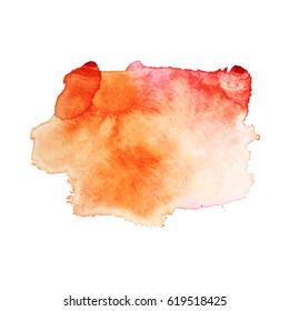 Abstract hand drawn watercolor background. Vector illustration. Grunge texture for cards and flyers design.