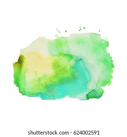Abstract hand drawn watercolor background. Vector illustration. Grunge texture for cards and flyers design.