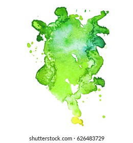Abstract hand drawn watercolor background. Vector illustration. Grunge texture for cards and flyers design.