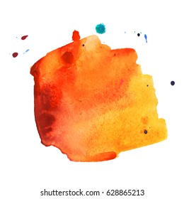 Abstract hand drawn watercolor background. Vector illustration. Grunge texture for cards and flyers design.