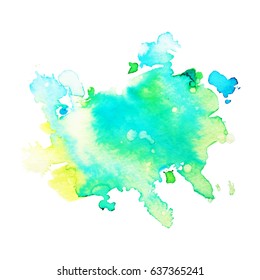 Abstract hand drawn watercolor background. Vector illustration. Grunge texture for cards and flyers design.
