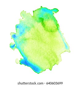 Abstract hand drawn watercolor background. Vector illustration. Grunge texture for cards and flyers design.