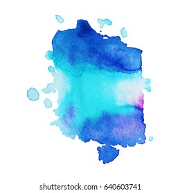 Abstract hand drawn watercolor background. Vector illustration. Grunge texture for cards and flyers design.