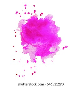 Abstract hand drawn watercolor background. Vector illustration. Grunge texture for cards and flyers design.