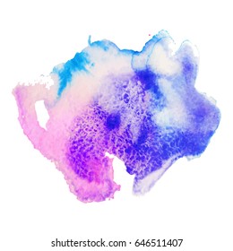 Abstract hand drawn watercolor background. Vector illustration. Grunge texture for cards and flyers design.