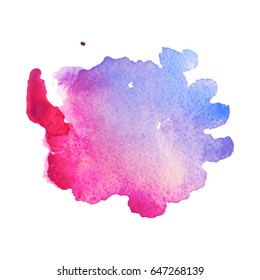 Abstract hand drawn watercolor background. Vector illustration. Grunge texture for cards and flyers design.