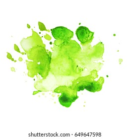 Abstract hand drawn watercolor background. Vector illustration. Grunge texture for cards and flyers design.