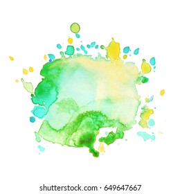 Abstract hand drawn watercolor background. Vector illustration. Grunge texture for cards and flyers design.