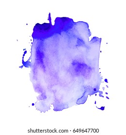 Abstract hand drawn watercolor background. Vector illustration. Grunge texture for cards and flyers design.