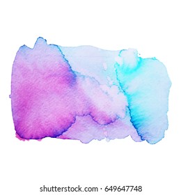 Abstract hand drawn watercolor background. Vector illustration. Grunge texture for cards and flyers design.